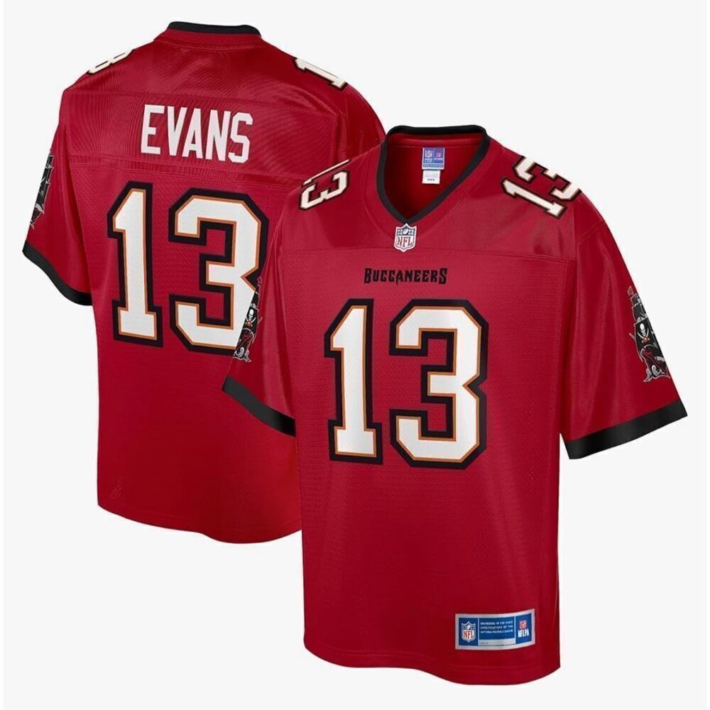 NFL PRO LINE Men's Mike Evans Red Tampa Bay Buccaneers Team Player Jersey -3XL